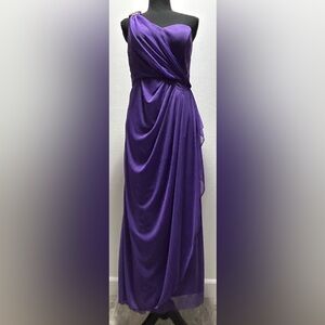 Xscape Beaded Prom Dress - 14 - Purple - Used